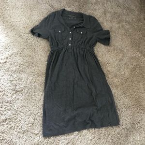 Grey Nursing Dress | Motherhood Maternity